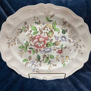 Royal Doulton “Monmouth” Platter, Classic Transferware, Made in England